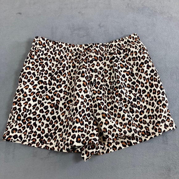 LOFT Other - Loft Sleep Womens Leopard Print Pajama Shorts Brown Black Cotton Modal Size S